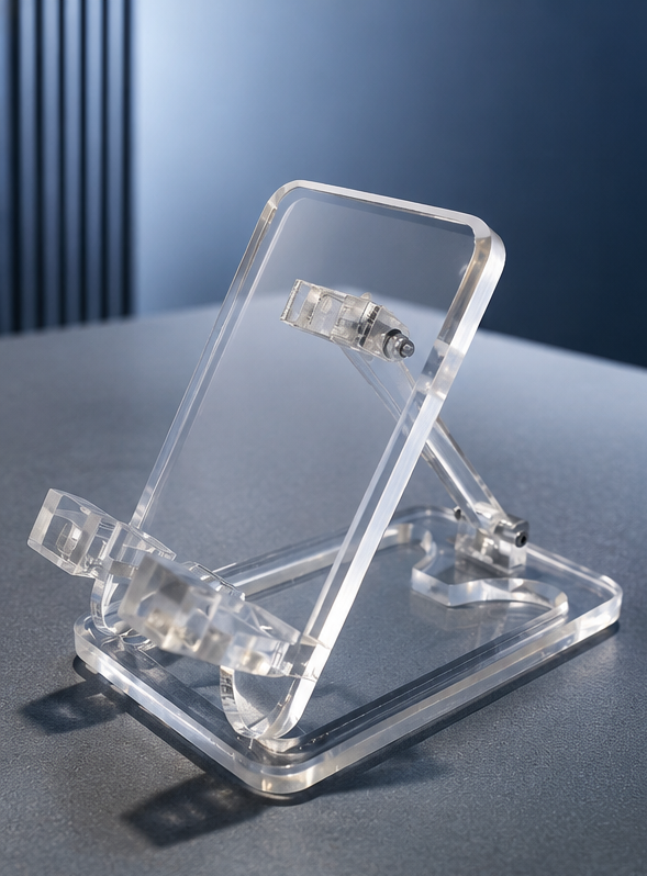 Portable Transparent Acrylic Mobile & Tablet Stand