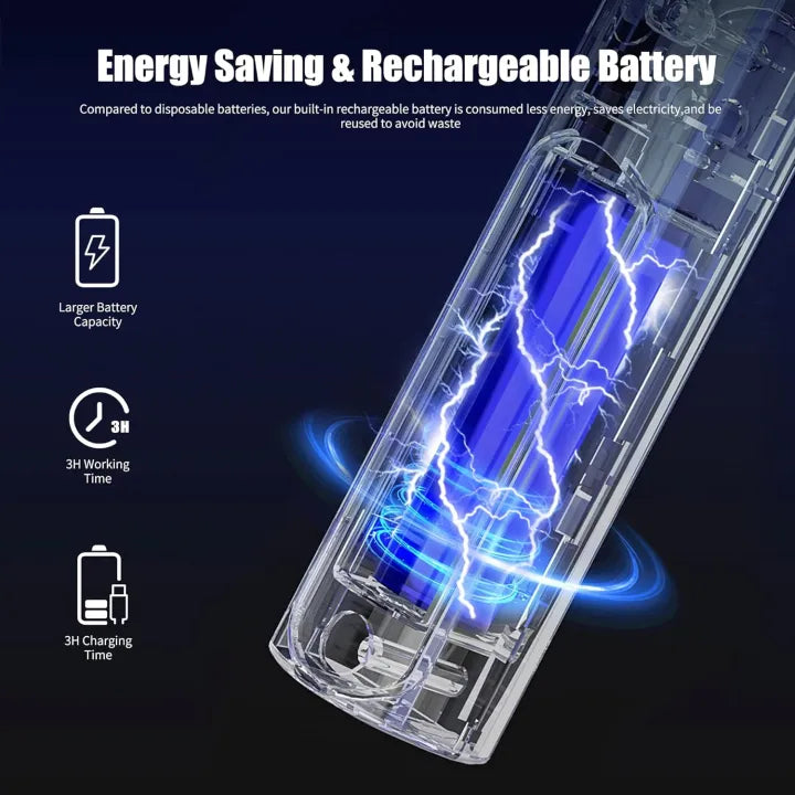 2 in 1 Electric Mosquito Racket With UV Light | USB Rechargable