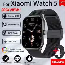 For Xiaomi Watch 5 Global Version Men Women HD AMOLED Display Heart Rate Bluetooth Call GPS Track Waterproof Sports Smart Watch